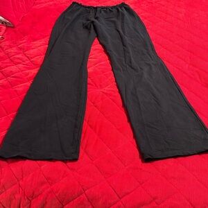 One Step Ahead Tall Black Dress Pants Elastic Waist One Step Ahead Made in USA